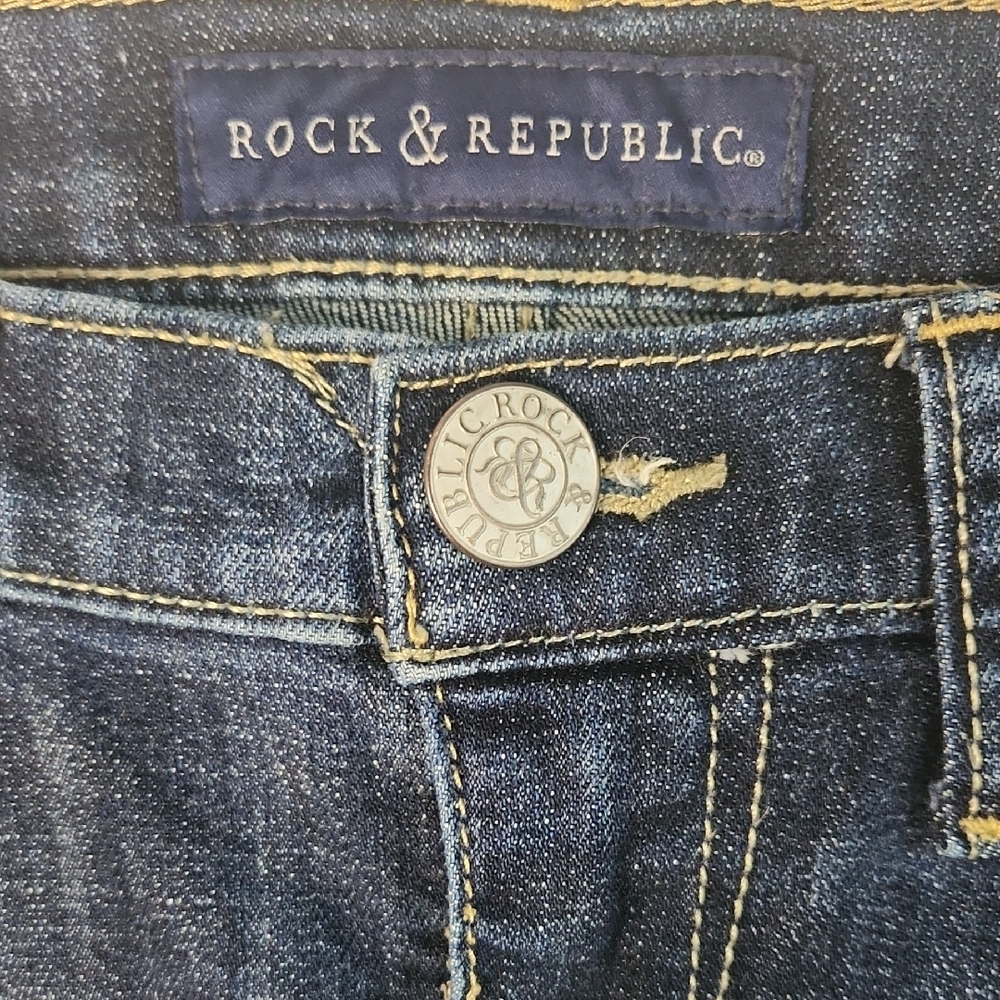 Rock & Republic Dark Denim Jeans - Picture 2 of 5